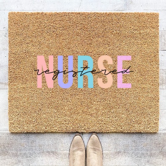 Registered Nurse Rn Emergency Room Nurse Coir Doormats