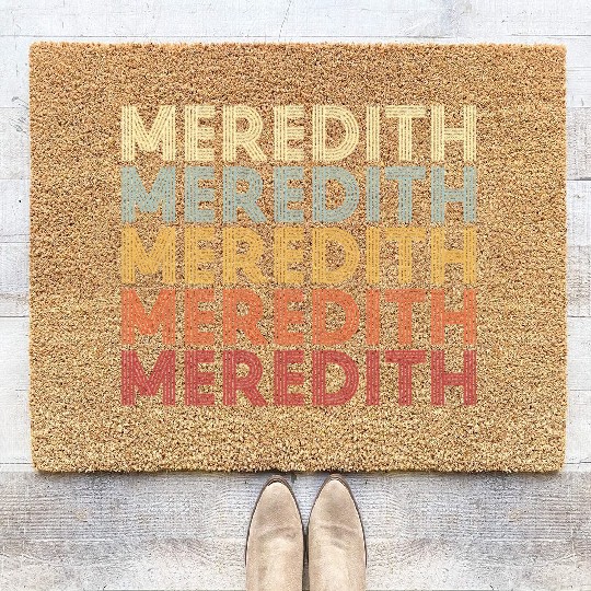 Meredith New Hampshire Meredith Nh Text Coir Doormats