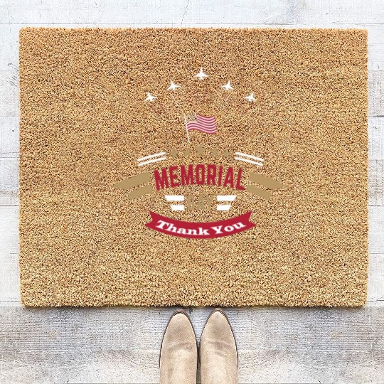 national america memorial day Coir Doormats army for you