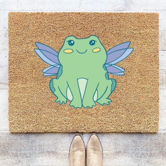 Cottagecore Cottage Core Frog Fairycore Goblincore Coir Doormats