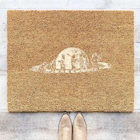 Guitar-Player Evolution Saturn Music Planet Coir Doormats