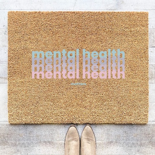 Mental Health Matters | Poppins French Gray Coir Doormats