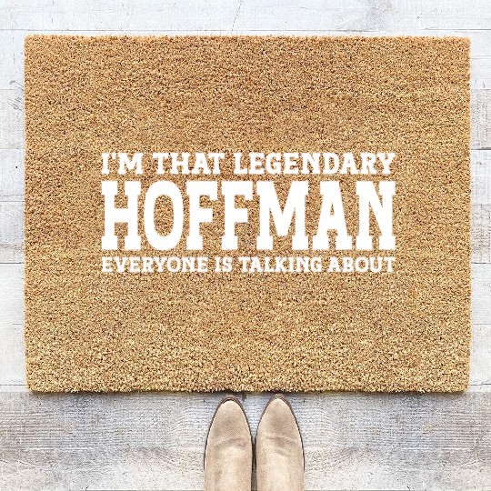 Hoff Surname Team Family Last Name Hoff Coir Doormats