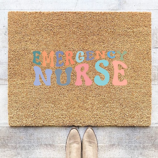 Emergency Room Er Nurse Registered Nurse Coir Doormats