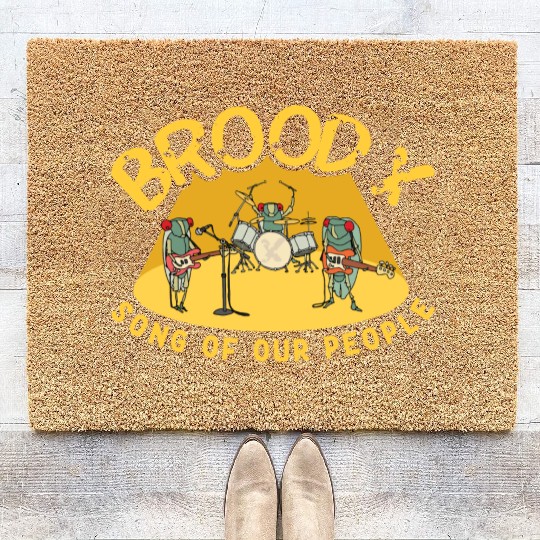 Cicada Brood X Cicada Invasion Cicada Song Tour Coir Doormats