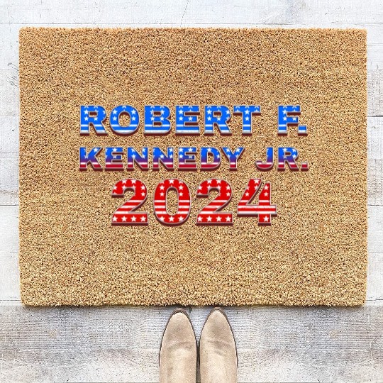 Robert F Kennedy Jr 2024 Stars And Stripes Red Coir Doormats