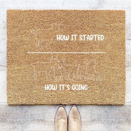 Goat Lover Farming Nature Animals Funny Sarcastic Coir Doormats