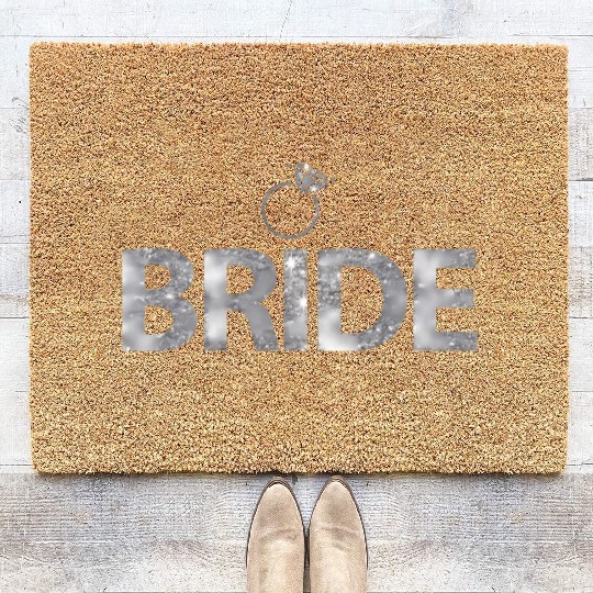 Bride For Grainy Grey Coir Doormats
