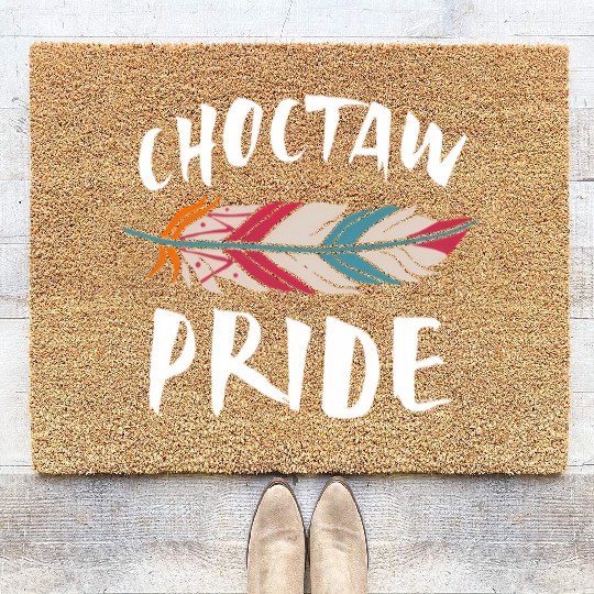 Choctaw Pride Native American Coir Doormats