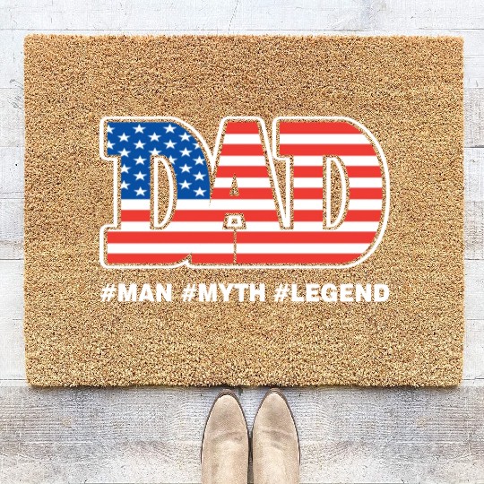 American Dad Unisex Coir Doormats Father Day