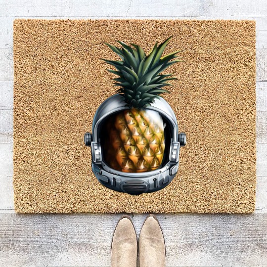 Pineapple astronaut Coir Doormats