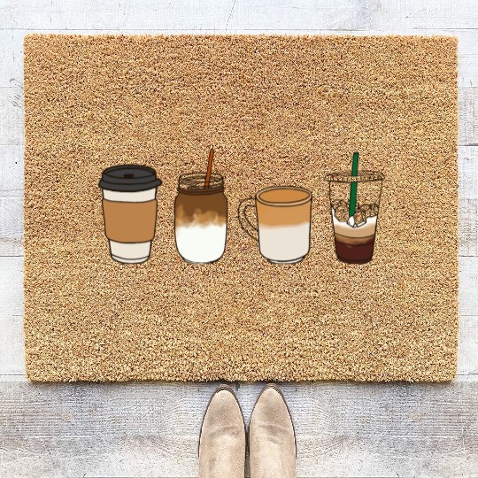 Coffee But First Coffee s For Coffee Lover Coffee Coir Doormats