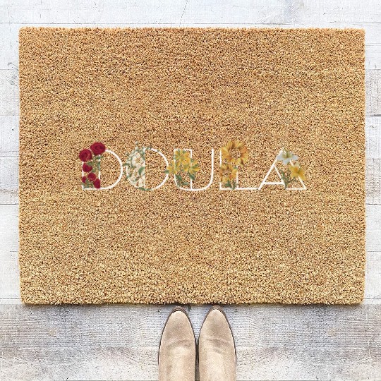 Doula Midwife Nurse Coir Doormats