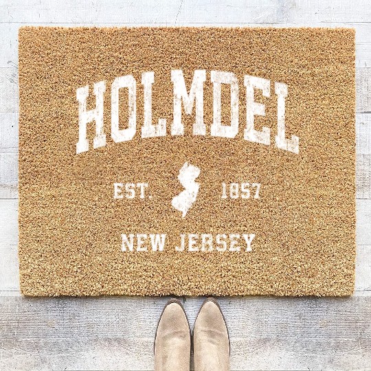 Holmdel New Jersey Nj Athletic Sports Coir Doormats