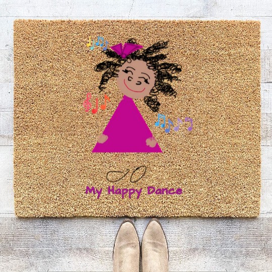 Happy Dance For Juneteenth Coir Doormats