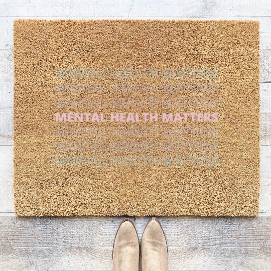 Mental Health Matters | Sans VII French Gray Coir Doormats