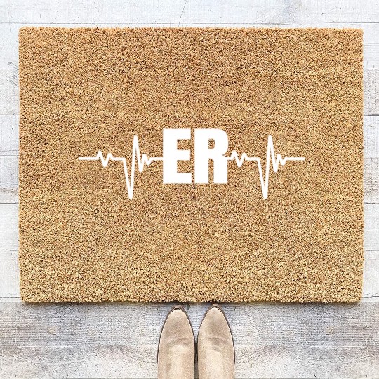 Emergency Medicine Emergency Room Nurse Er Hebeat Coir Doormats
