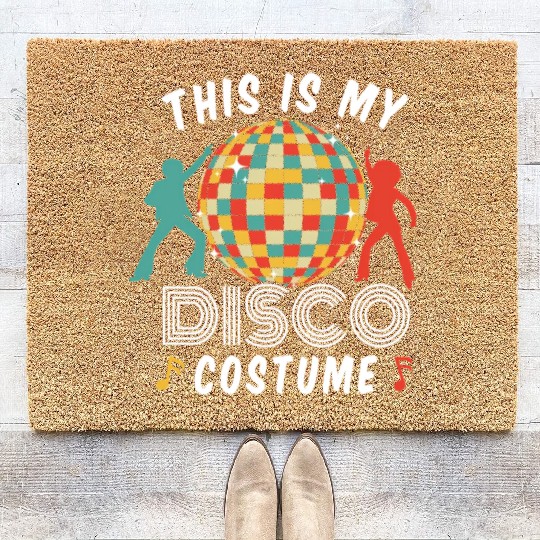 This Is My Disco 70S 80S Disco Party Dance Coir Doormats