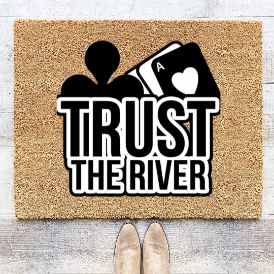 Poker Card Online Poker Casino Texas Hold'Em Coir Doormats