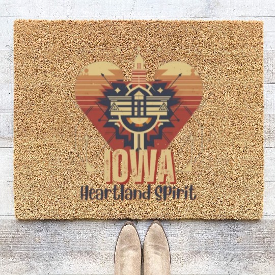 IOWA Heartland Spirit Coir Doormats
