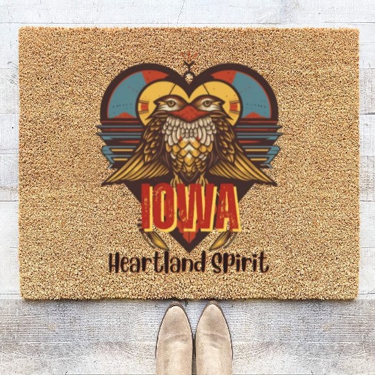 IOWA Heartland Spirit Coir Doormats