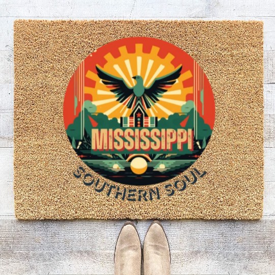 Mississippi vibes Coir Doormats