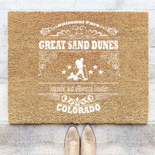 Great Sand Dunes National Park Colorado Coir Doormats