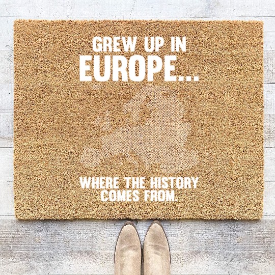 Europe Historian Joke For History Teacher And Coir Doormats