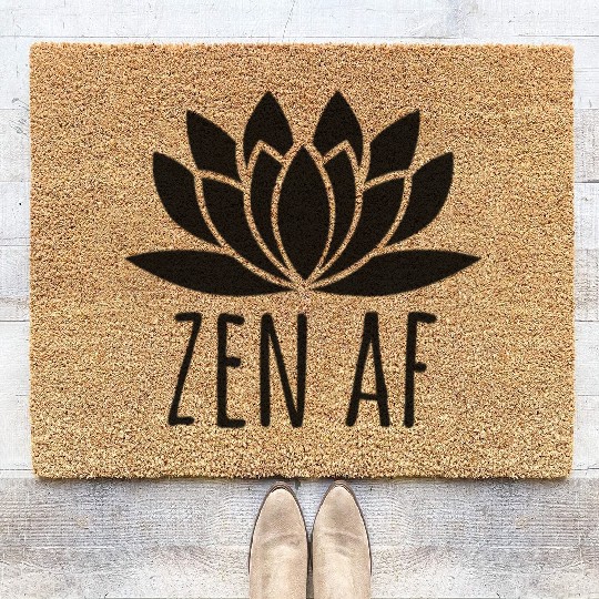 Lotus Buddhism Zen Af Coir Doormats
