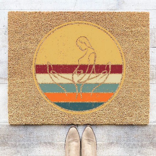Midwife Thank You - Doula Midwifery Midwife Coir Doormats