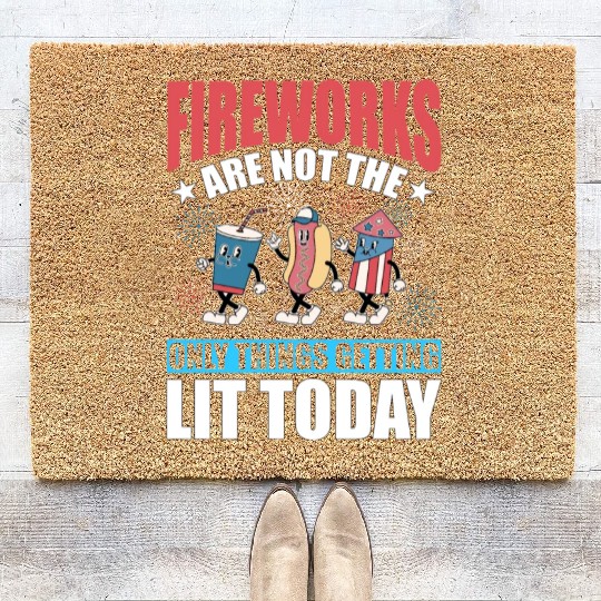 Fireworks are not the only things getting lit Coir Doormats
