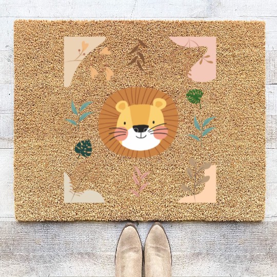 Lion Baby Coir Doormats