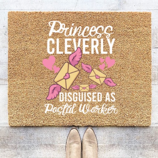 Postal Worker Mail Lady Mail Carrier Postal Coir Doormats