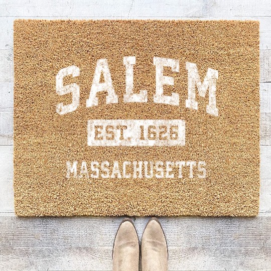 Salem Massachusetts Ma Established Sports Coir Doormats