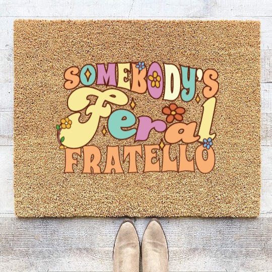 Somebody's Feral Brother Italian Brother Wild Coir Doormats