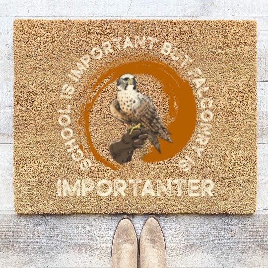 Falconry Bird Falcon Hunting Falconer Coir Doormats
