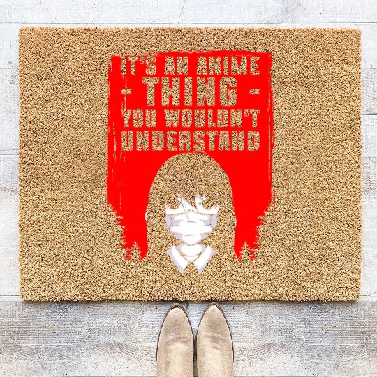 Manga Senpai Anime Coir Doormats