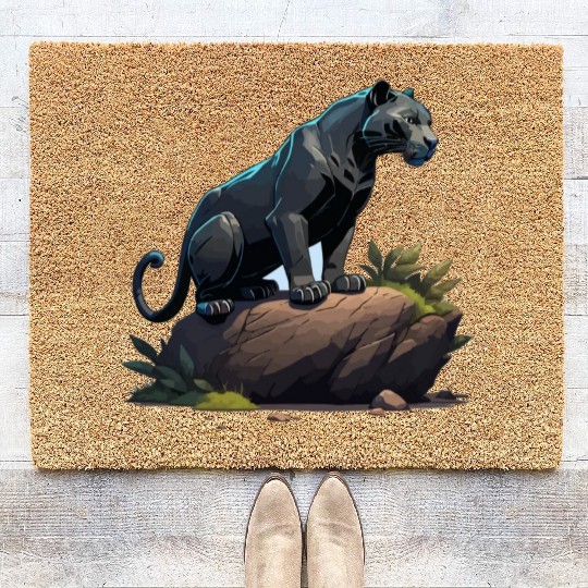 black panther Coir Doormats