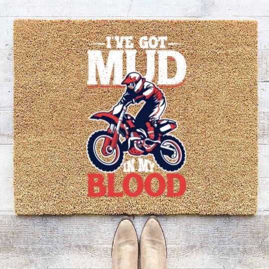 Dirt Bike Dirt Bike Riding Motocross Dirt Biking Coir Doormats