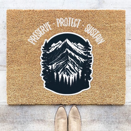 Natur Wildlife Outdoor Forest Camping Hiking Coir Doormats