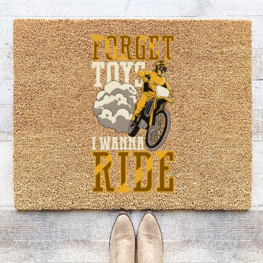 Dirt Bike Dirt Bike Riding Motocross Dirt Biking Coir Doormats