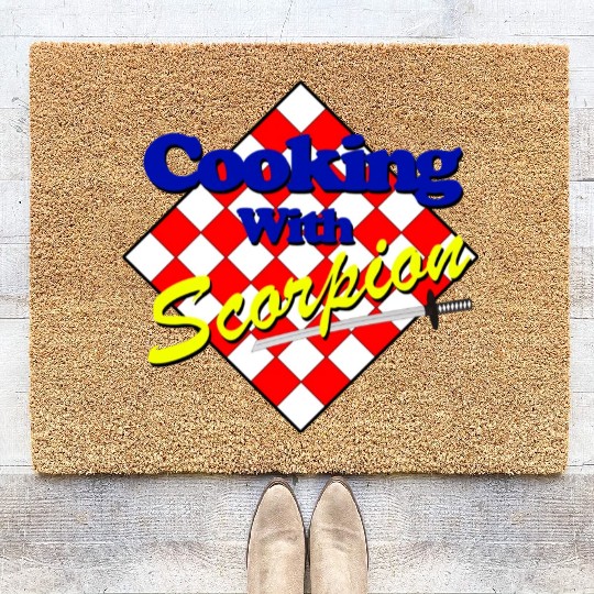Cooking with Scorpion nature Coir Doormats