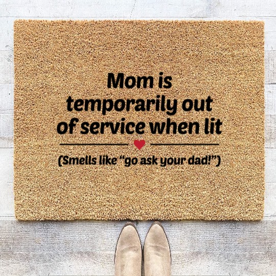 Go Ask Your Dad trending Coir Doormats