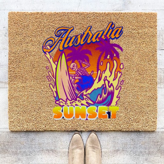 Chemise d et logo de psychologie, Coir Doormats drôle d