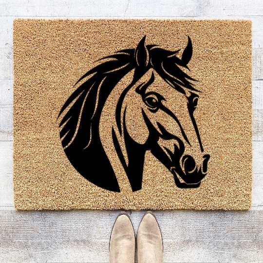 Horse Equine Pony Coir Doormats