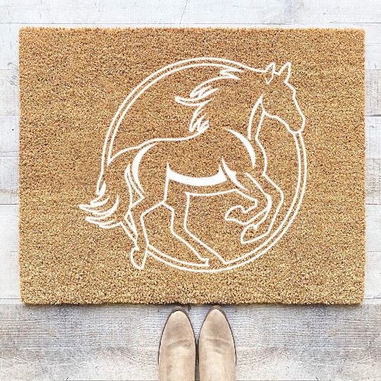 Horse Equine Pony Coir Doormats