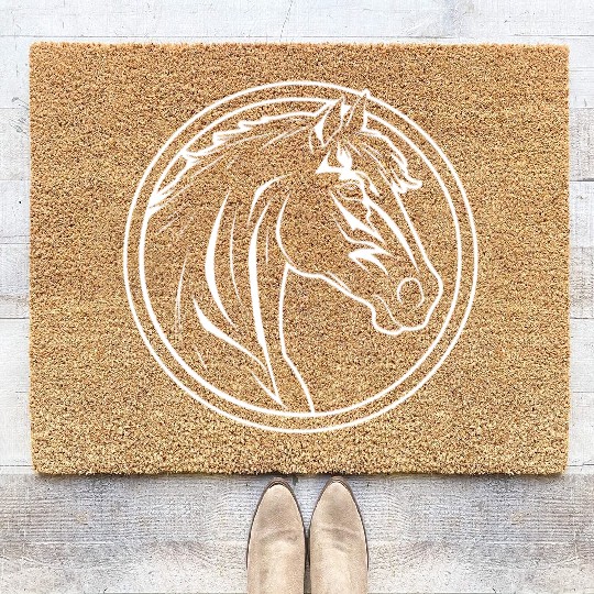 Horse Equine Pony Coir Doormats