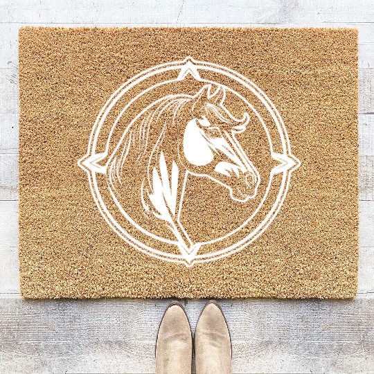 Horse Equine Pony Coir Doormats