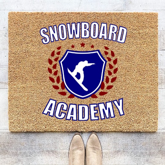 Snowboard Academy Coir Doormats