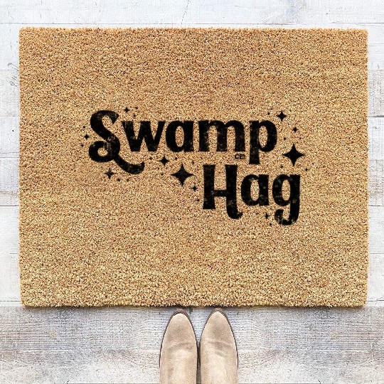 Swamp Hag Black Coir Doormats